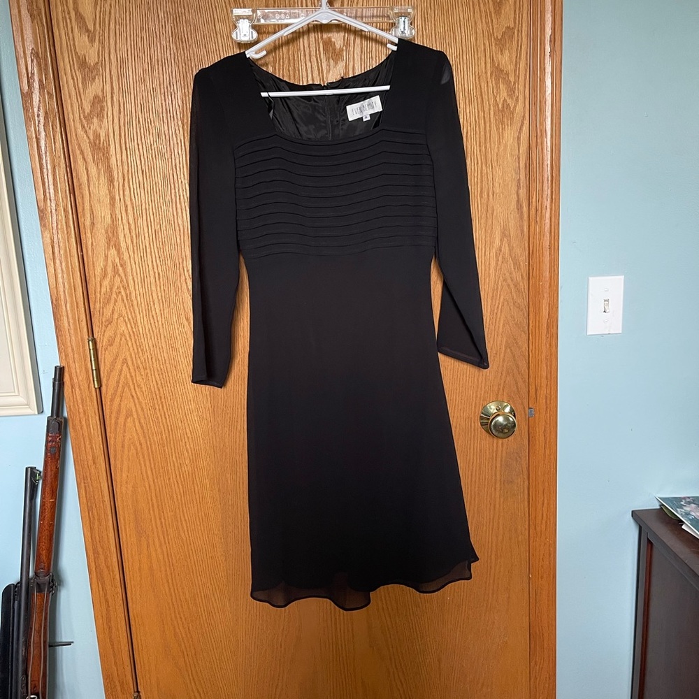 Ever Beauty dress size 4 with sheer sleeves